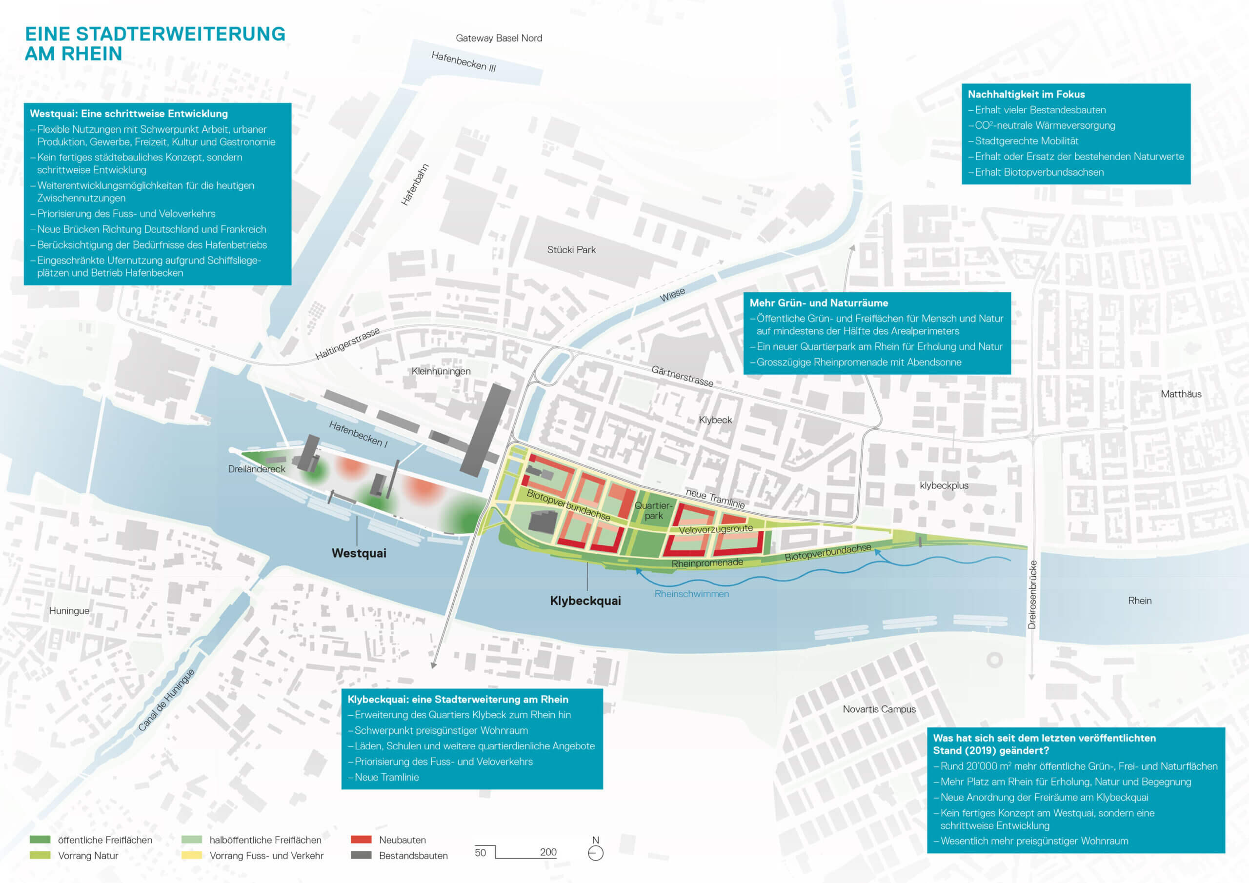 New planning proposal for Klybeckquai-Westquai ©Department of Construction and Transportation of the Canton of Basel-Stadt New planning proposal for Klybeckquai-Westquai ©Department of Construction and Transportation of the Canton of Basel-Stadt